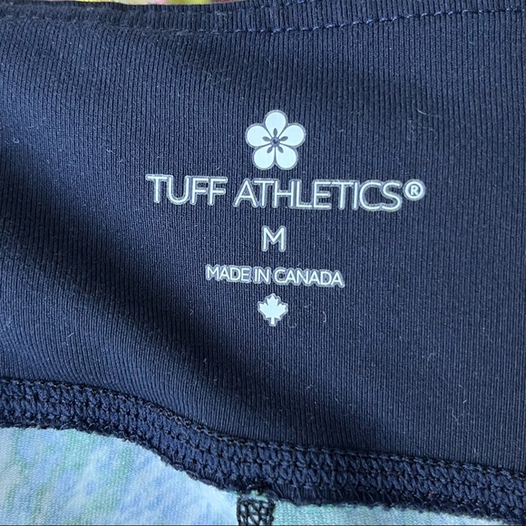 •Tuff Athletics• Soft Patterned Athletic Leggings - Size Medium - Picture 2 of 11